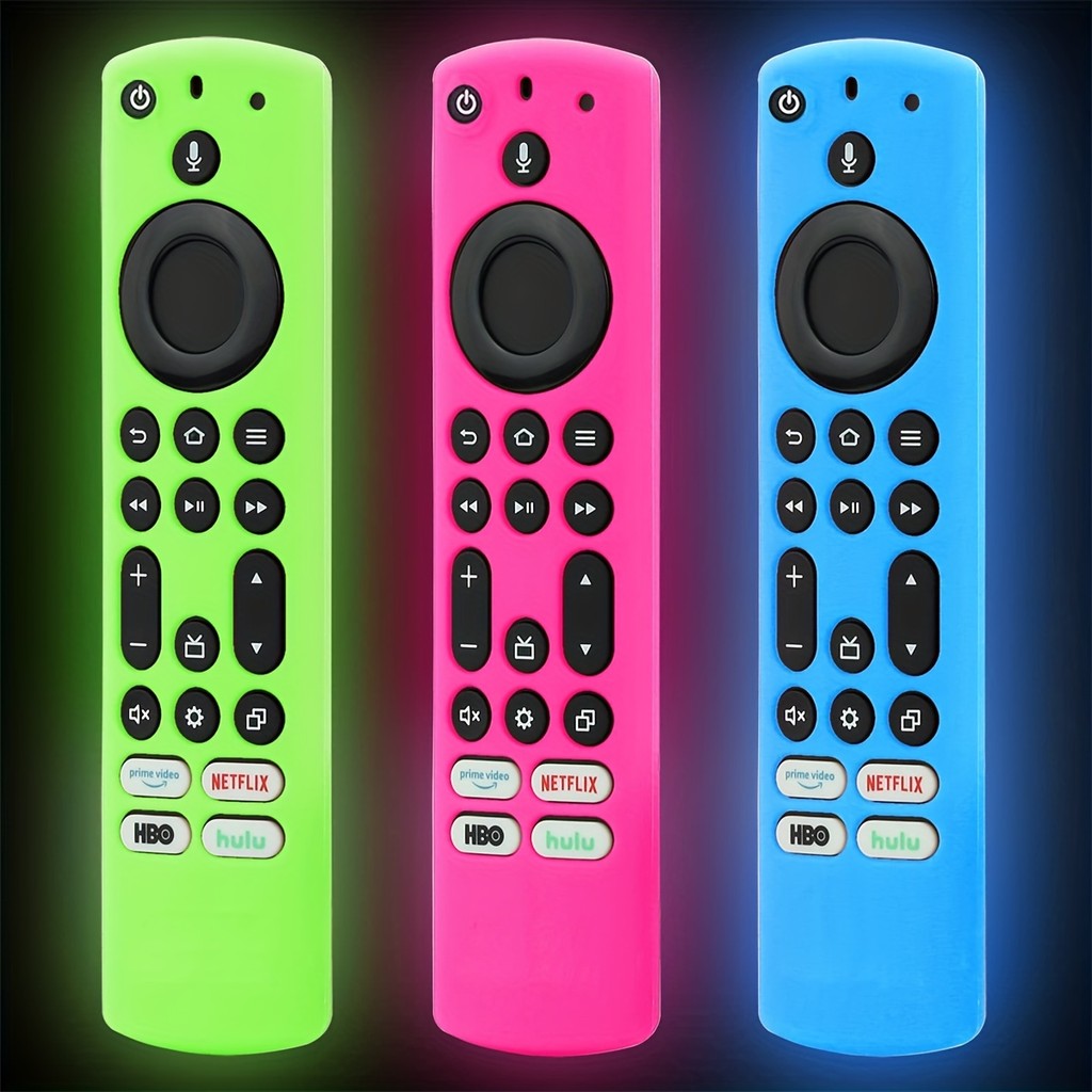 1 pack Glow In The Dark Silicone Remote case for Fir TV Alexa Vocie Remote, Fir TV Omni Series, TV 4