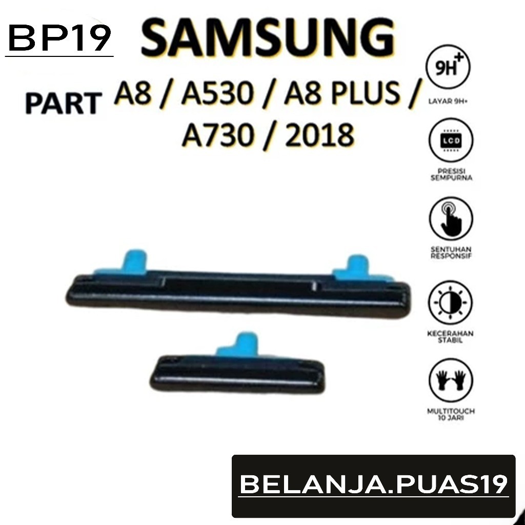 [MS] Tombol Power On Off dan Volume Luar SAMSUNG A8 2018 / SAMSUNG A8 PLUS 2018 Tombol On Off Volume