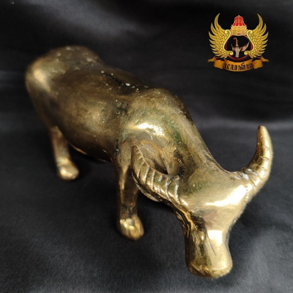 Patung Kerbau Bahan Kuningan Warna Kuning Emas Murah