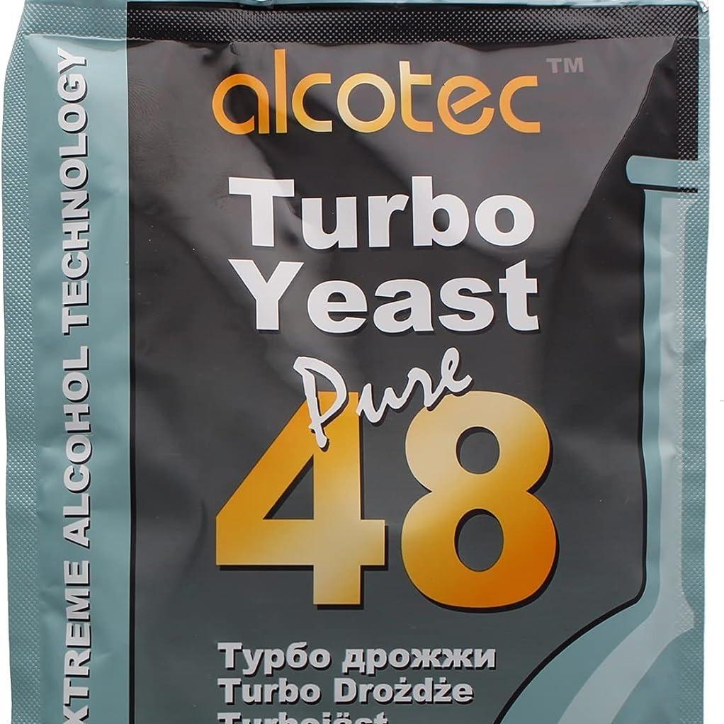 Aim Alcotec 48 Pure Turbo Super Yeast Packs with 20% Alcohol , Ragi Turbo Fermentasi minuman