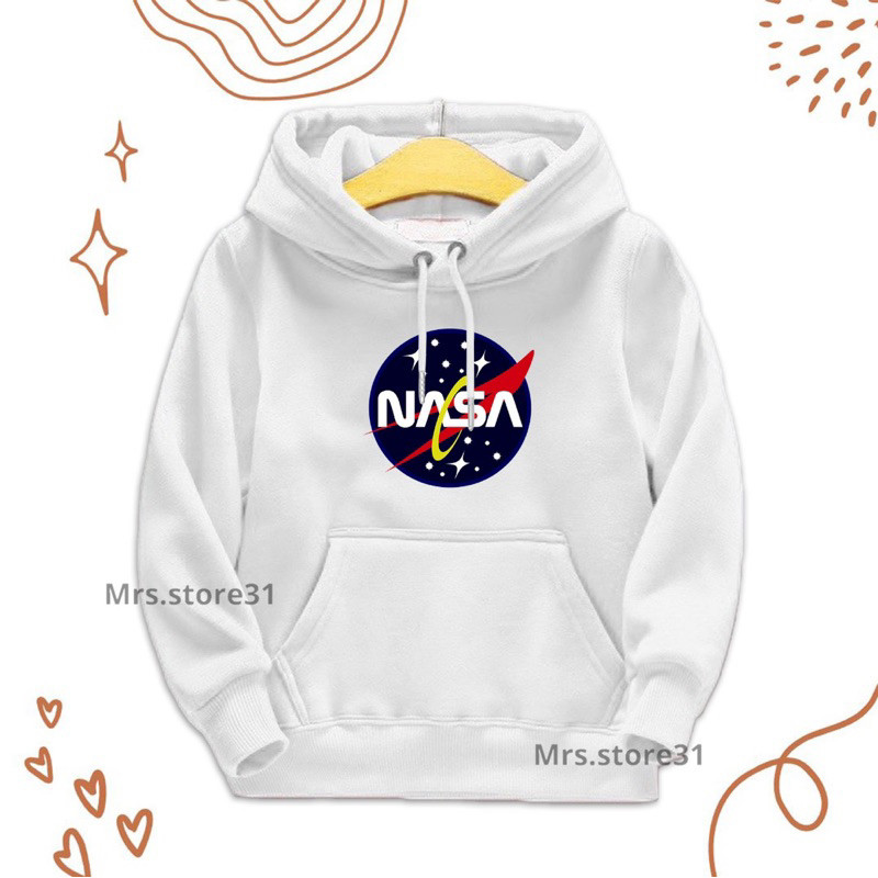 PREMIUM Hoodie Anak Laki Laki Perempuan / Hodie NASA Anak Usia 2-12 Tahun / Jaket NASA Anak Cewek Co