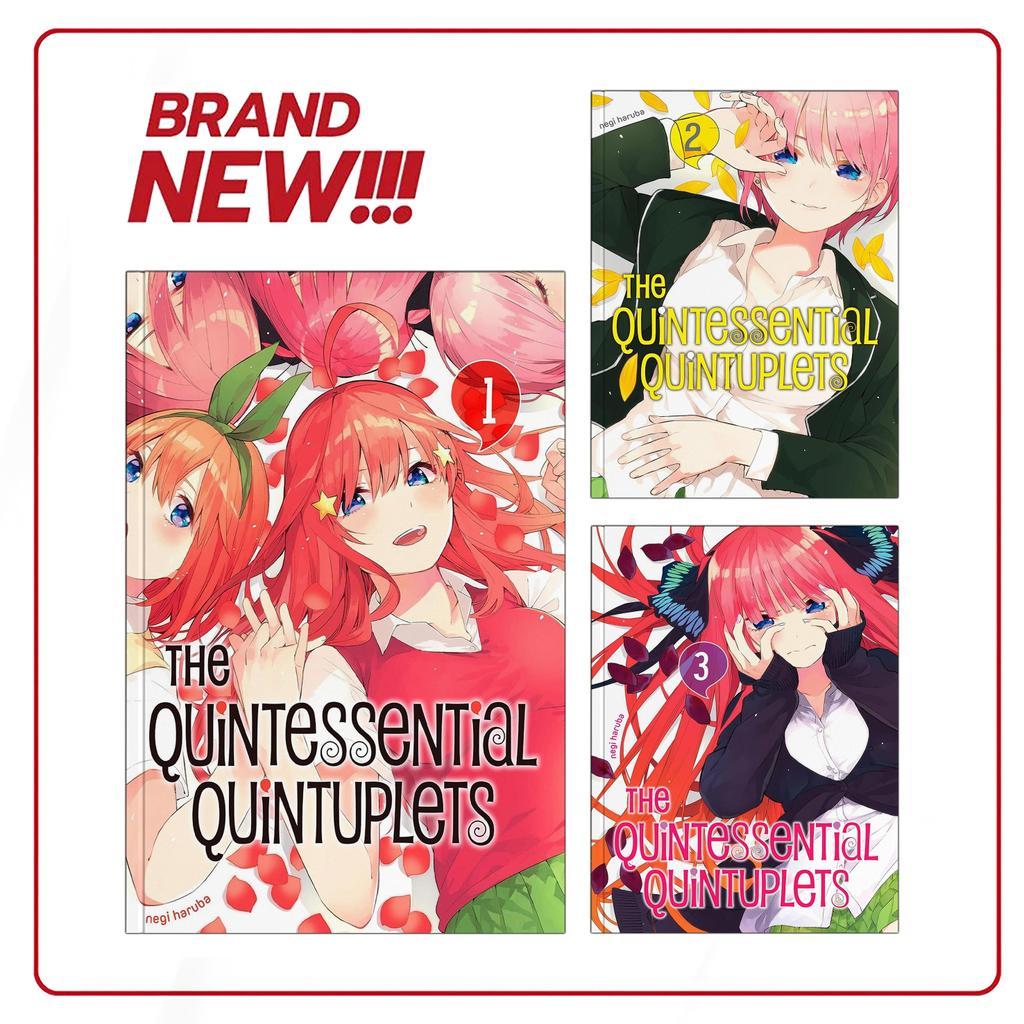 The Quintessential Quintuplets/Go-Toubun no Hanayome, Vol. 1-14 ( Komik Manga ) by Negi Haruba (Engl