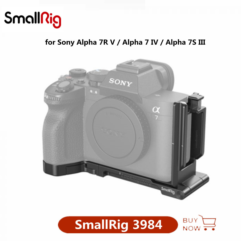 SmallRig Foldable L-Shape Bracket L Plate for Sony Alpha 7R V 7S III A7RV A7R5 A7SIII A7IV Quick Rea