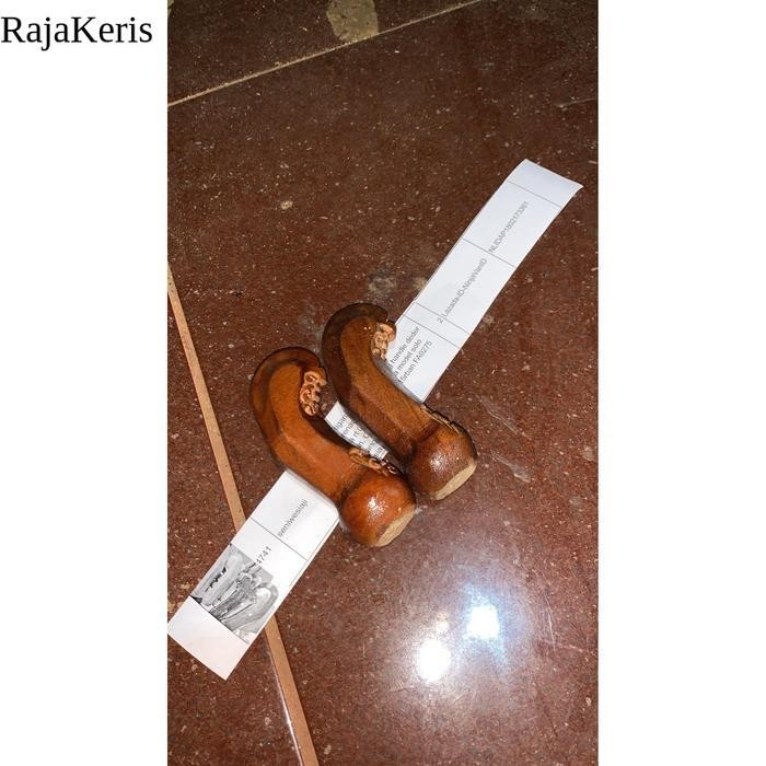 deder keris sepasang termurah dari kayu jati cecegkan alus gratis stel bk keris sengkelat majapahit 