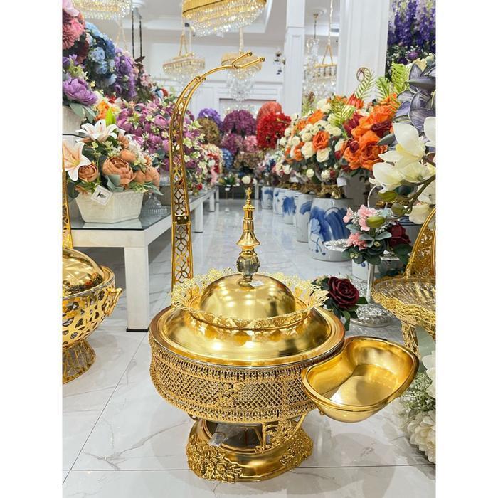 RAMADAN SALE - shinji store prasmanan mewah sultan 1 PC / prasmanan gold prasmanan kaca basi sup gol