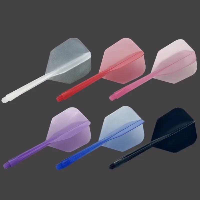 3PCS 2BA Tooth Dart Wing Set Transparent Dart Tail One-Piece Durable Fall Resistance Blade Darts Pla