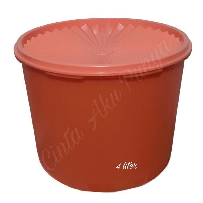 Promo Tupperware.  SUPER DECO / Toples kerupuk, Tempat penyimpanan makanan kering, kapasitas hampir 