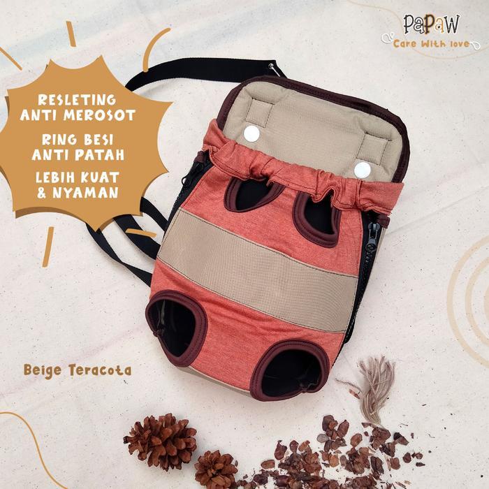 safitri_nik21 | Gendongan Kucing Depan Belakang Tas Gendong Anjing Kitten Lucu Kecil Besar Hewan Jum