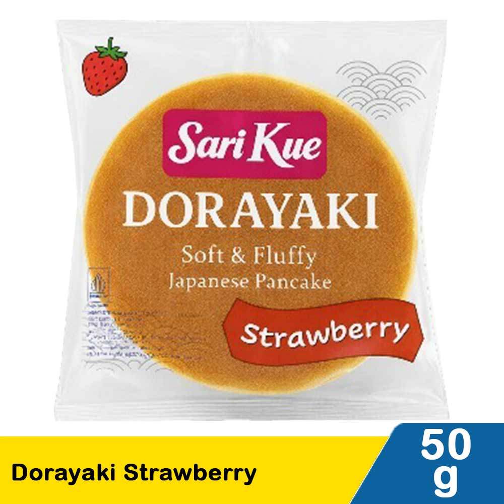 SARI ROTI DORAYAKI (SARI KUE) STRAWBERRY 50g