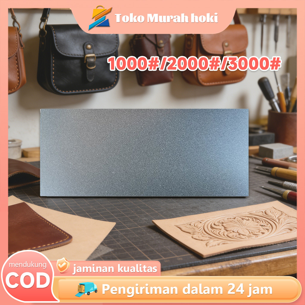 Diamond Sharpening Plate Grit 1000 2000 3000 Batu Asah Pisau Diamond Anti Slip Grinding Blades