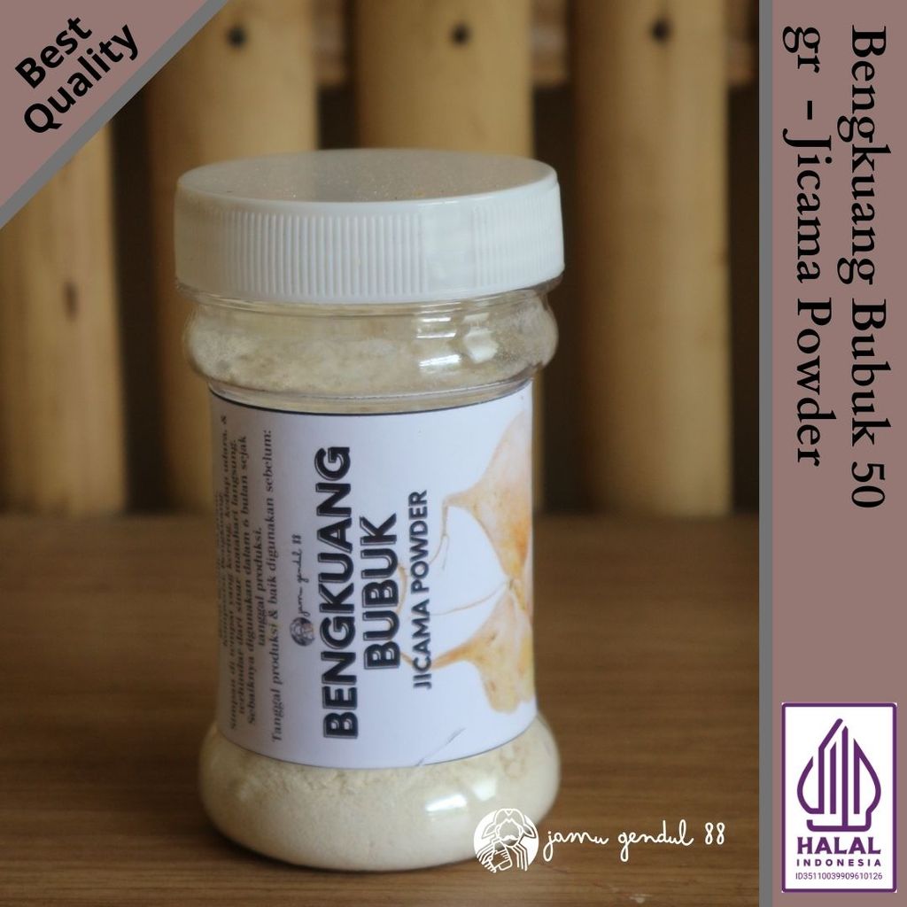 Bengkuang Bubuk - Jicama Powder - High Quality Fruits and Herbs Powder by Jamu Gendul 88