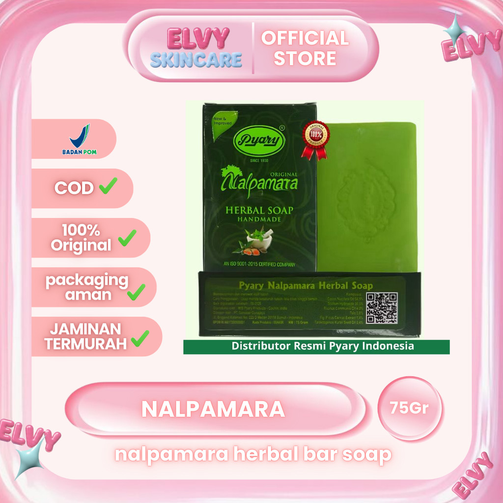 ELVY - (Ready) PYARY Nalpamara Sabun Arab Pyary 75gr Original | PT SANOBAR IMPORT INDIA | Nalpamara 