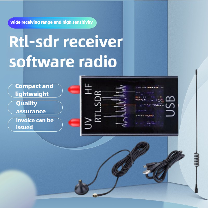 Full Band Software Radio RTL-SDR RTL2832U + R820T2 Receiver, Aviation Shortwave Broadband