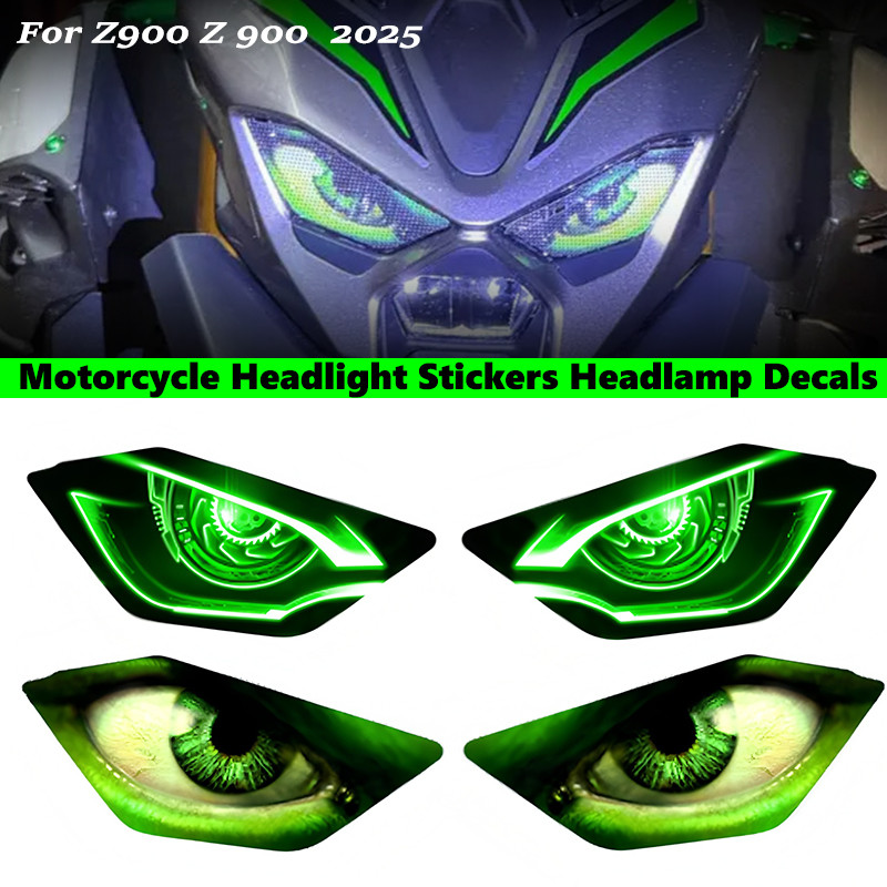 Headlight Sticker Waterproof Motorcycle Decals For Kawasaki Z900 Z 900 Accessories 2025 Head Light M
