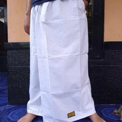 sarung celana wadimor celana sarung dewasa - putih polos, all size dewasa