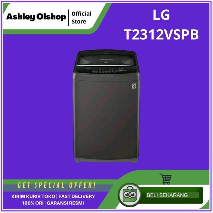 LG Mesin Cuci 1 Tabung 12 Kg Smart Inverter Top Loading T2312VSPB