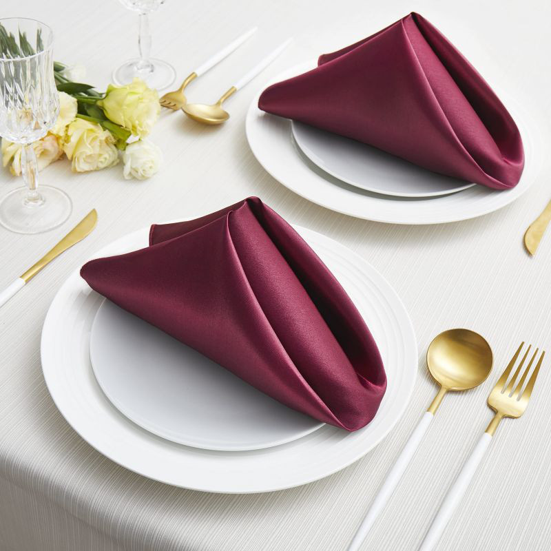 Serbet Napkin Hotel Full Cotton Table Napkin Serbet Makan Merah Kain Serbet Untuk Restoran Cafe