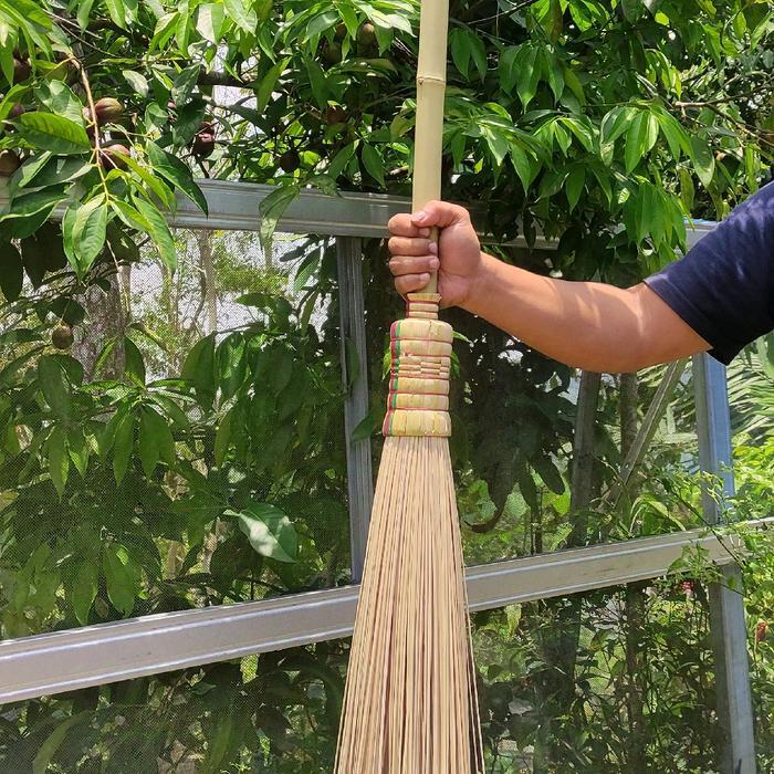 HARGA PABRIK 3PCS 99RB, Sapu Lidi Taman / Sapu Lidi Pembersih Halaman Gagang, sapu lidi nipah super 