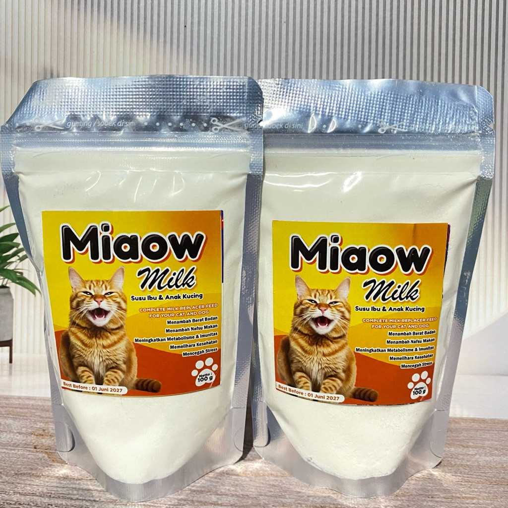 Promo Susu Kucing Kitty Pets 100gr Susu Kitten Susu Penggemuk Kucing Bisa COD