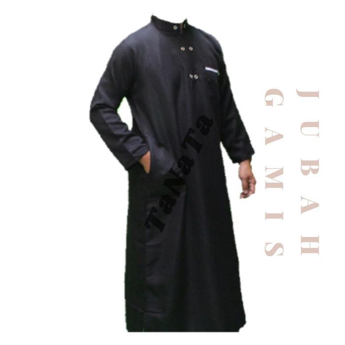 Toko Garmen Bandung Jubah Gamis Pria Dewasa Big Size XXXL Baloteli Premium Model Resleting 3 Kantong