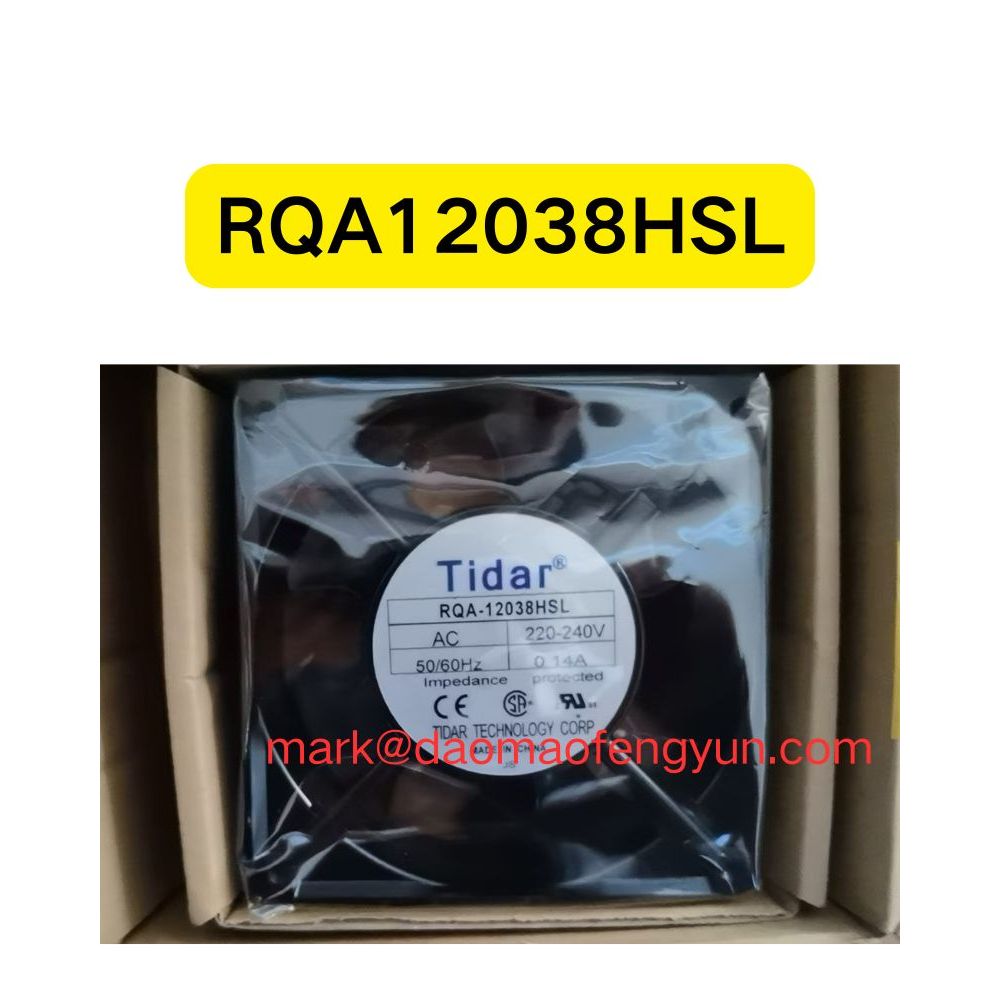 Tidar Brand New Fan RQA12038HSL