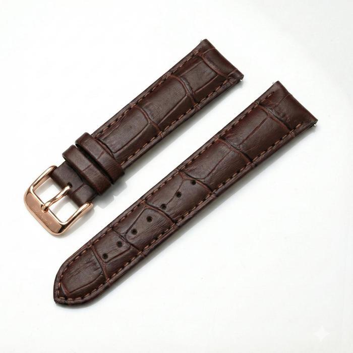 Strap Jam Tangan 18 mm Leather - Brown