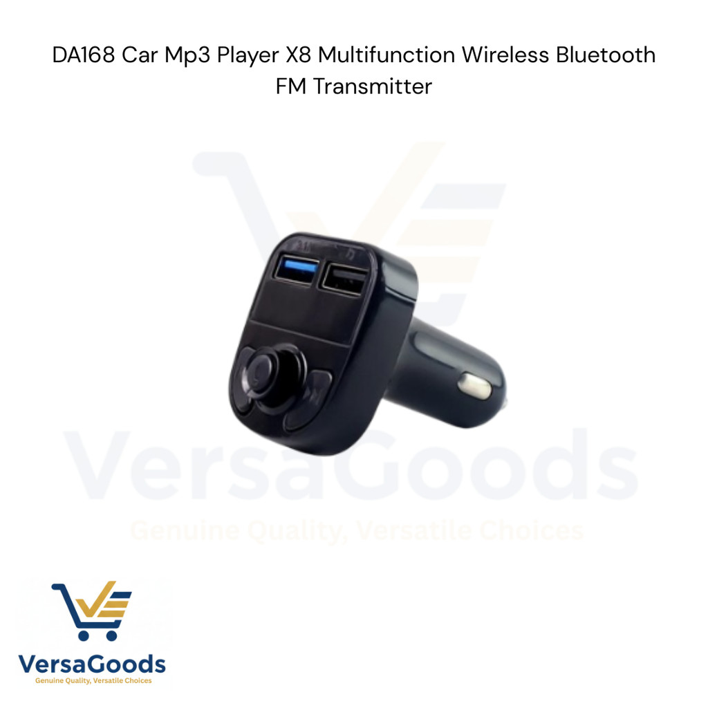 DA168 Car Mp3 Player X8 Multifunction Wireless Bluetooth FM Transmitter