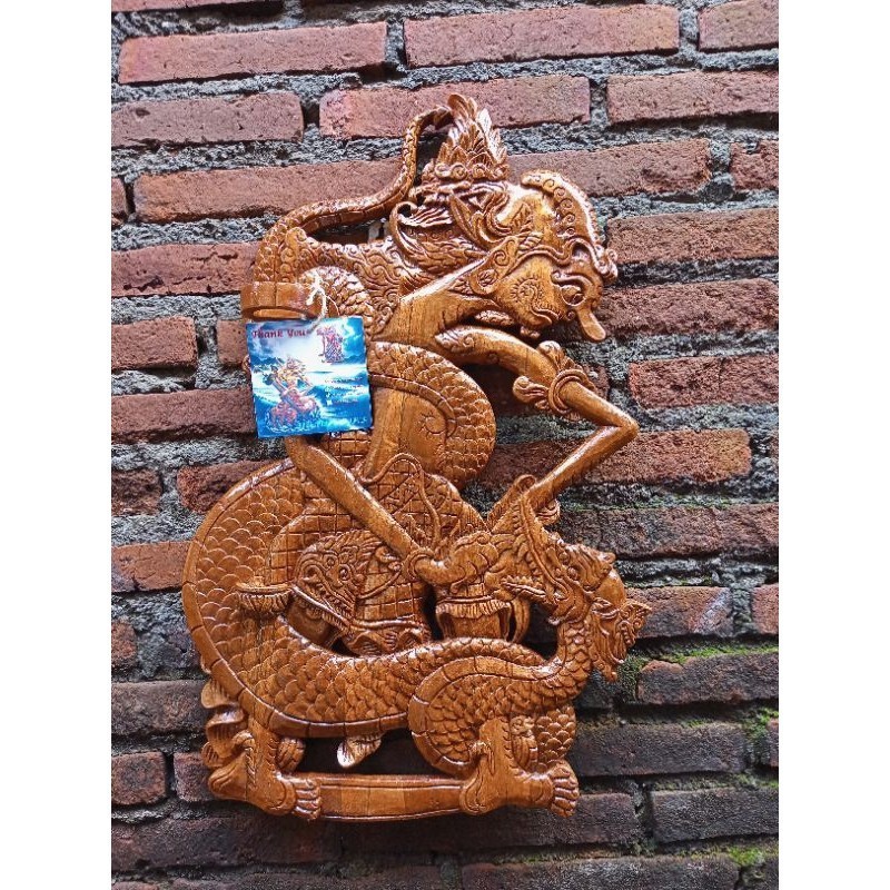 Blawong Keris Tokoh Wayang Werkudara Kayu Jati