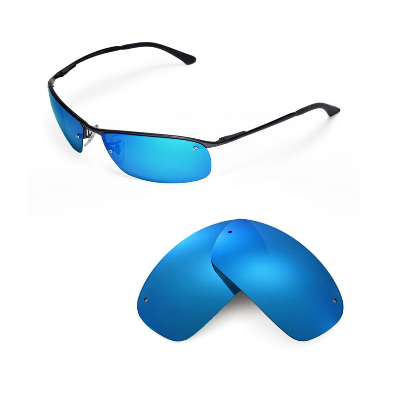 Walleva Polarized Replacement Lenses for Ray-Ban RB3183 63mm Sunglasses