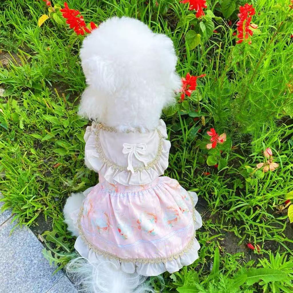 Tail Planet COD  Pakaian anjing, gaun putri kucing, gaun Lolita haute couture, kelinci berhiaskan em