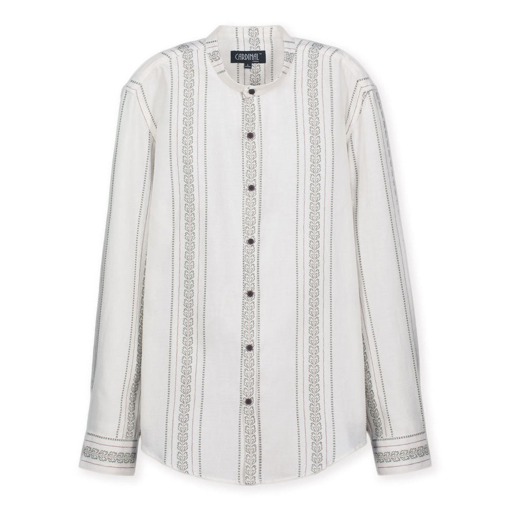 Cardinal Kemeja Koko Lengan Panjang F0446J08D