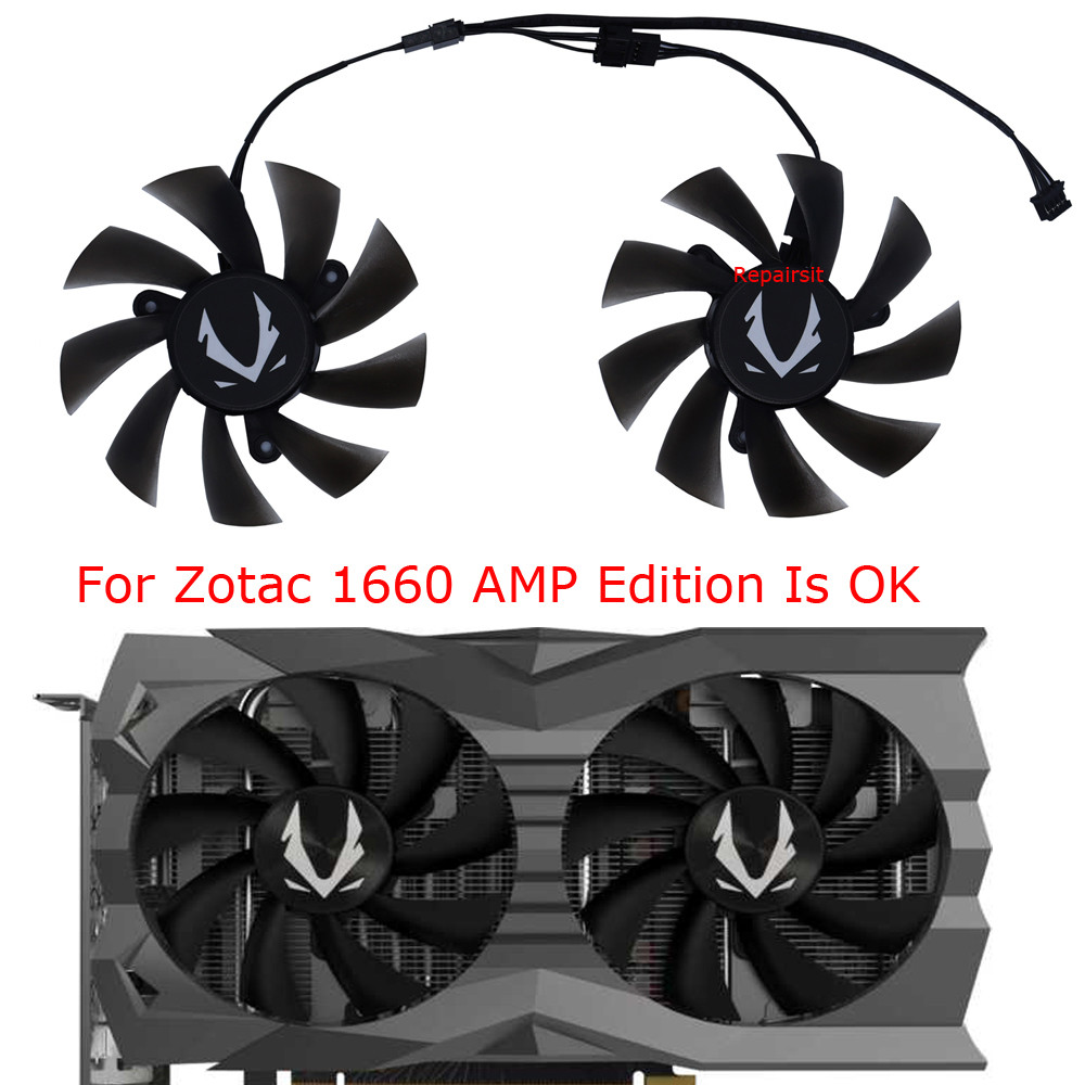 2Pcs/Set,CF9015H12S,GA92A2H,GPU Video Card Fan,For ZOTAC GAMING GTX 1660 SUPER AMP,RTX 2060 2070 SUP