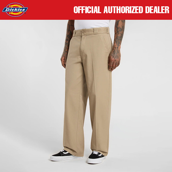 CELANA PANJANG LOOSE FIT CLASSIC CASUAL PRIA CREAM ORIGINAL DICKIES | 247 DESSERT SAND