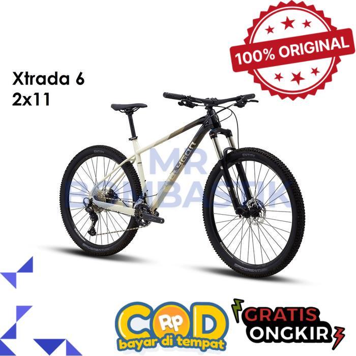 Polygon Xtrada 6 Sepeda MTB [27.5 Inch] 2x11 Speed - Cream 2x11 27,5 (S)