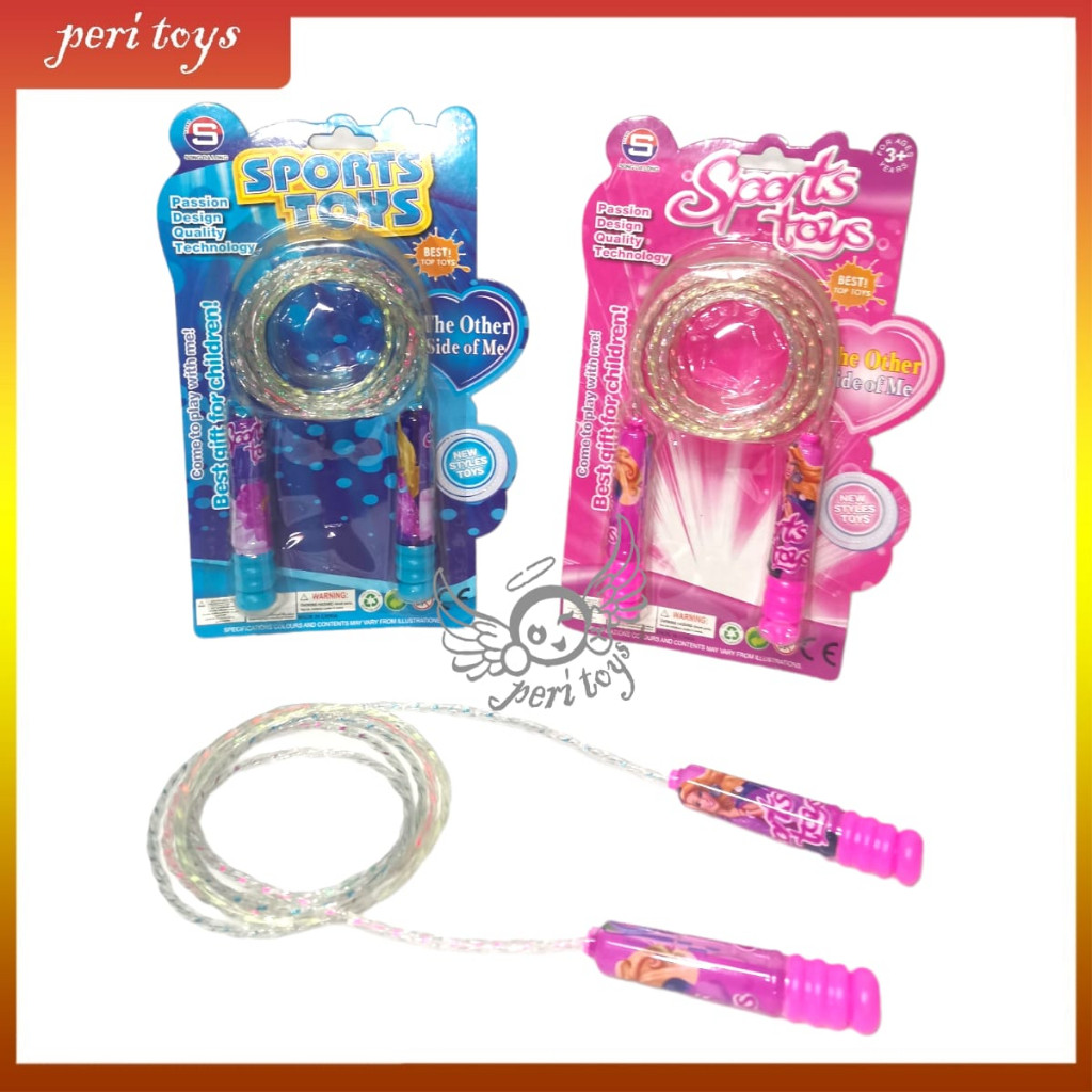 Tali Skipping Anak Mainan Olahraga Jump Rope Kids Karakter Lucu Alat Lompat Anak Permainan Outdoor