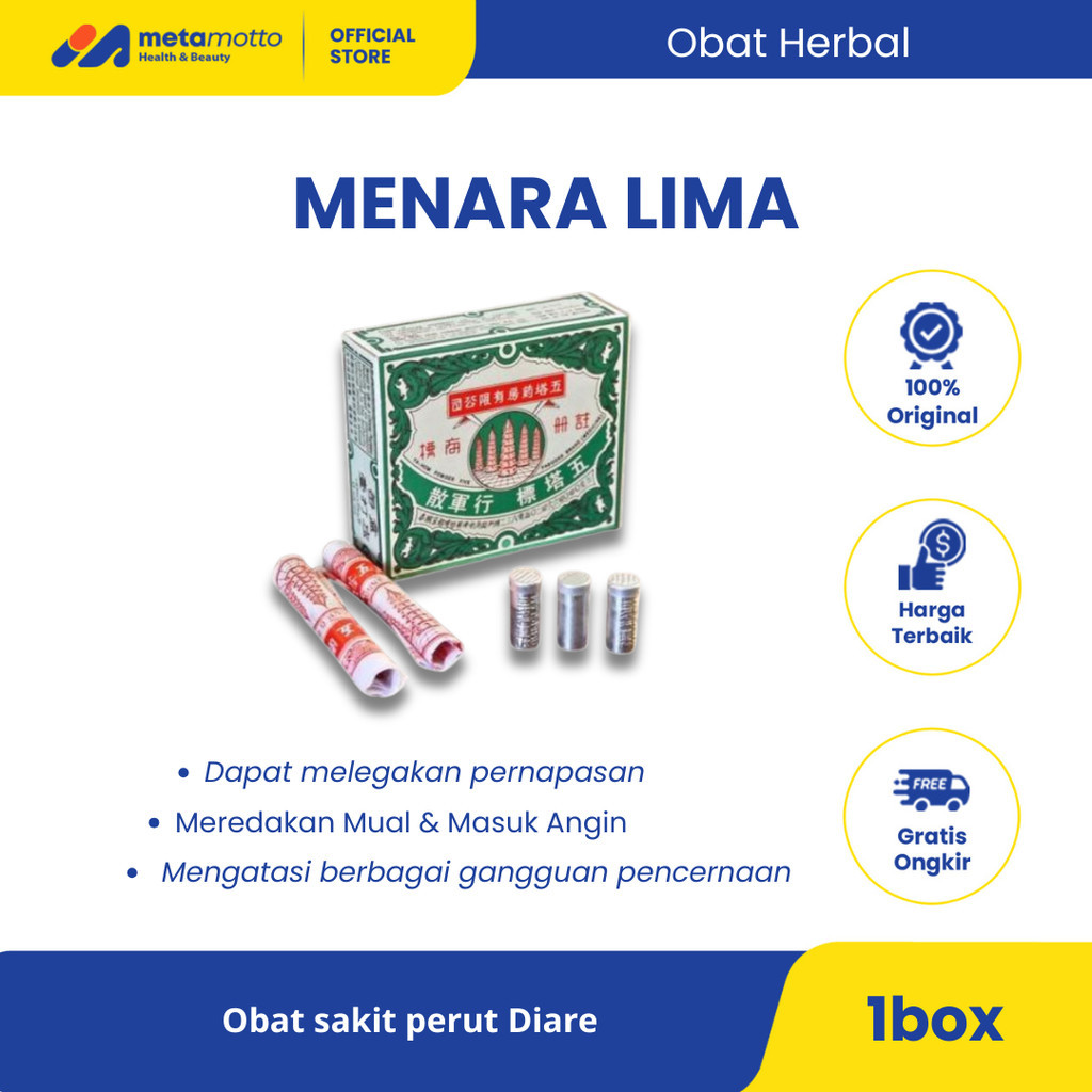 MENARA LIMA GO THAK SUA - OBAT SAKIT PERUT - Metamotto