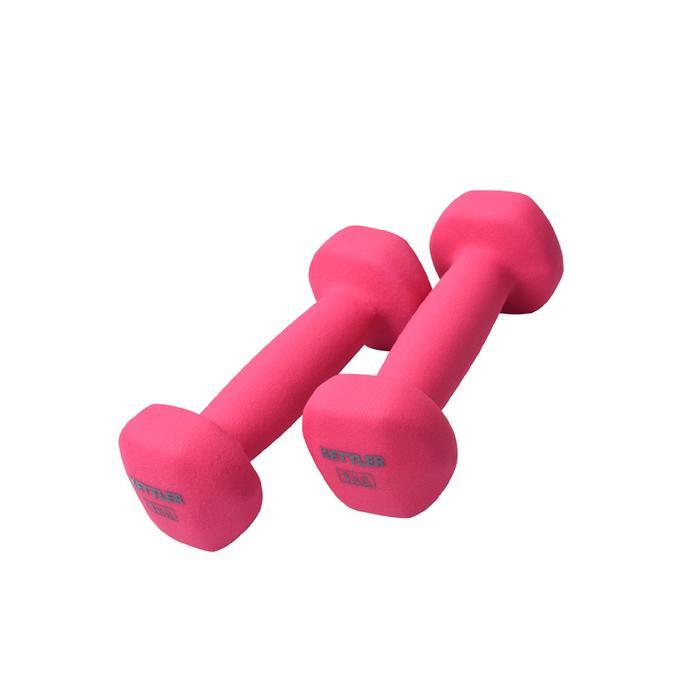 (Berkah Sport) Kettler Neoprene Dumbell (2kg/pair) Pink 701-000 - Pink 701-000