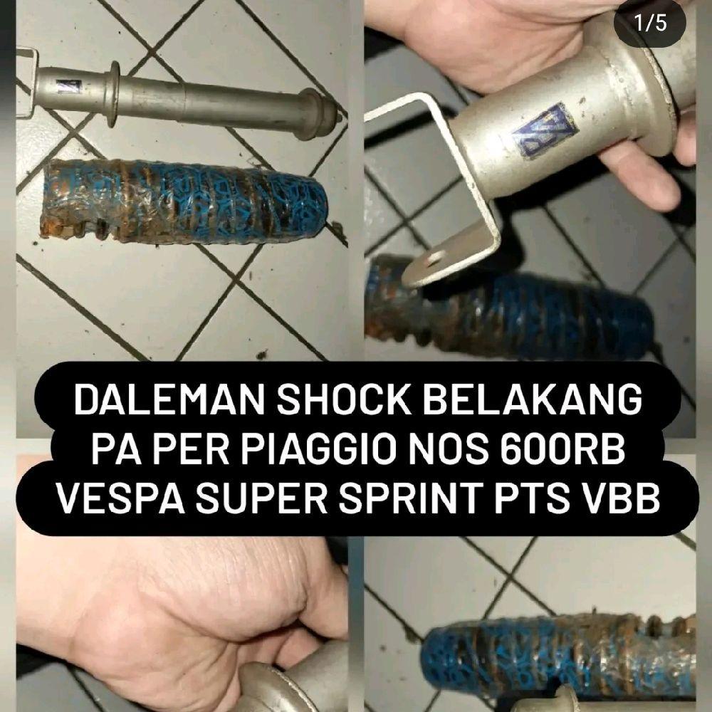 shock belakang vespa super sprint pts vbb nos sesuai foto merk pa