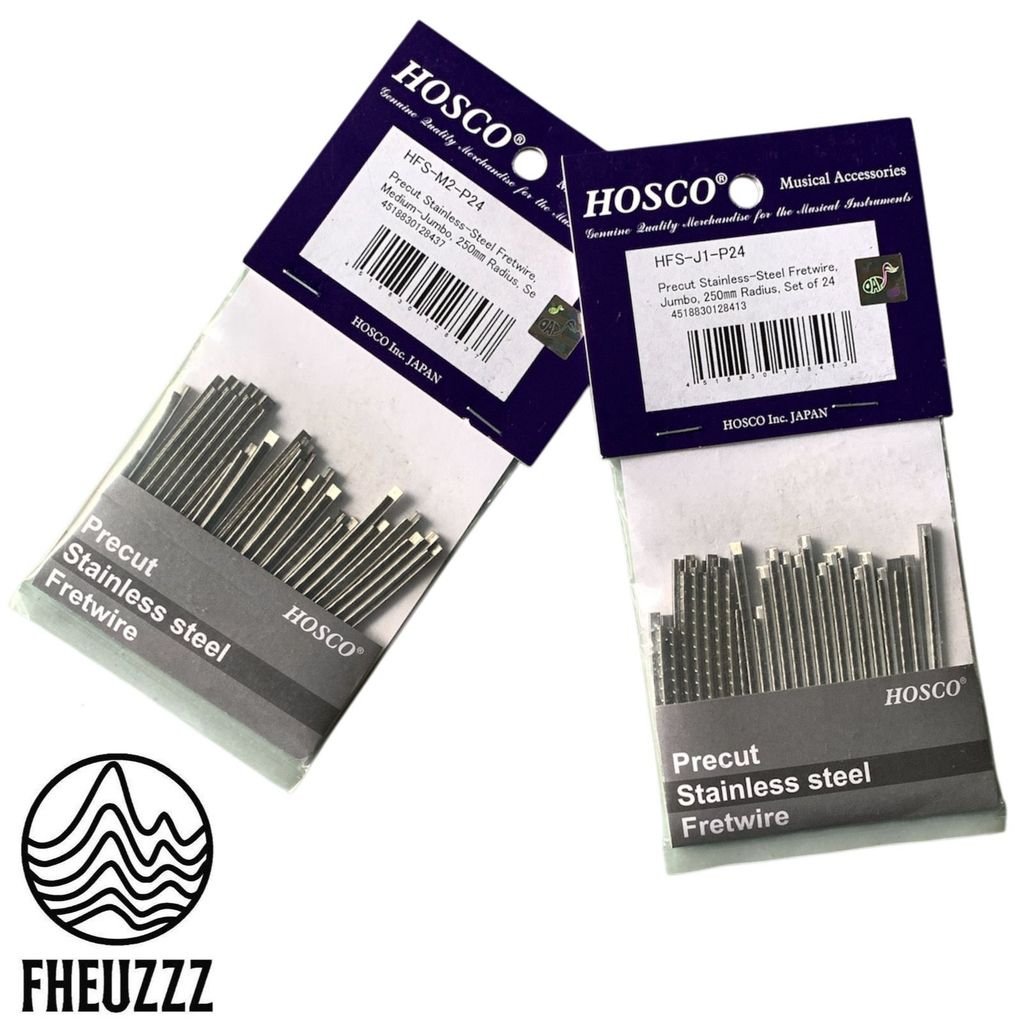 Fret Gitar Akustik Elektrik Stainless Steel Hosco Japan Ukuran Medium-Jumbo dan Jumbo