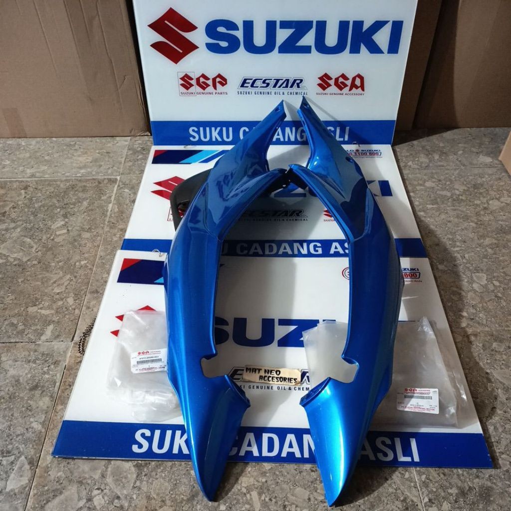 cover bodi body belakang kanan kiri suzuki satria fu 150 old lama thailand barong 2005-2012 warna bi