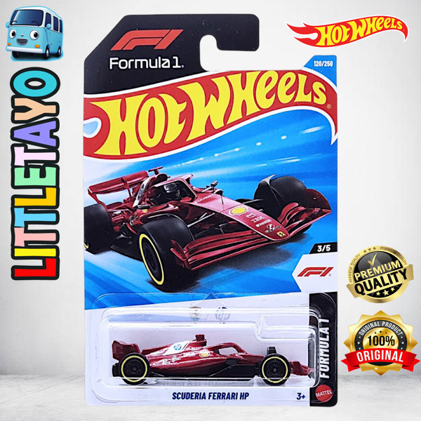 Hot Wheels Scuderia Ferrari HP Merah Diecast Mobil Formula 1 F1 Race