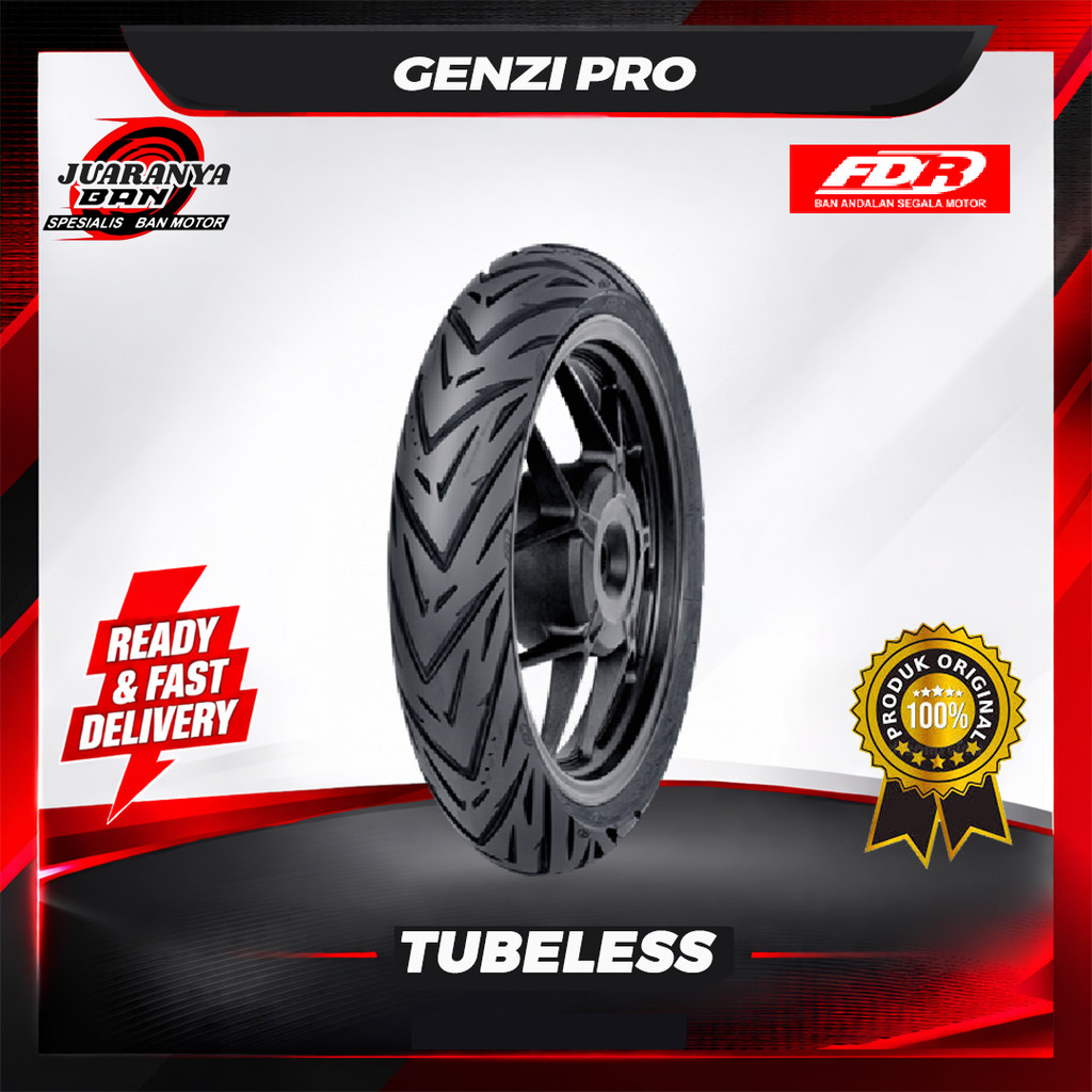 Ban motor bebek FDR Genzi Pro 90 80 17 Tubeless