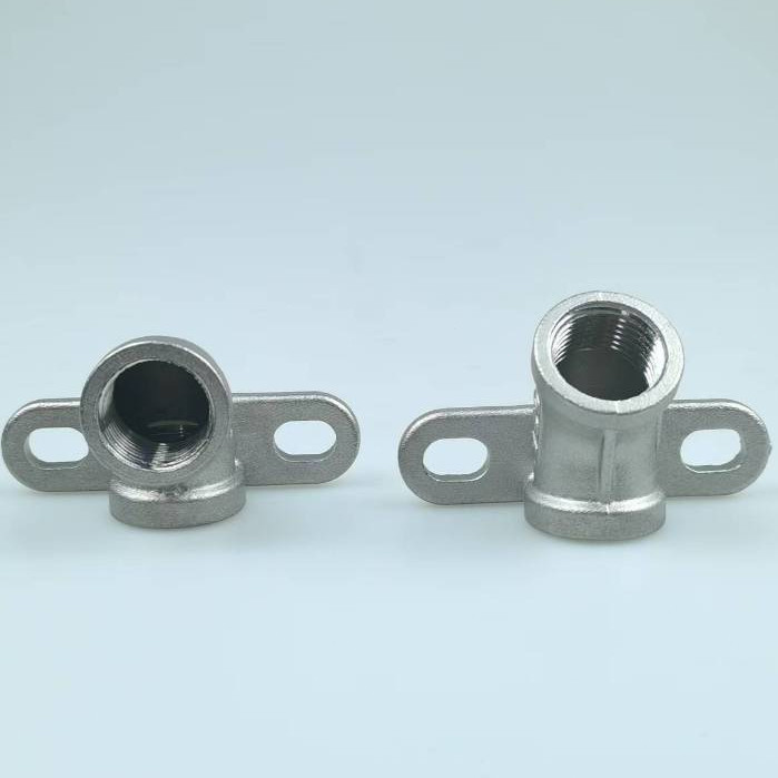 Konektor Elbow Stainless Steel 45/90° dengan Flange Tetap - Sambungan Pipa Gas Tahan Karat 1/2"