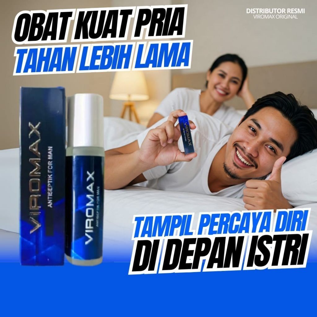 Ptomo hari ini ditoko kami READY STOKPRODUK ORIGINAL VIROMAX ASLI MINYAK OLES TAHAN LAMA UNTUK PRIA 