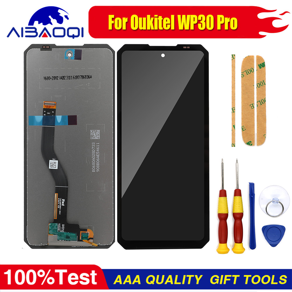 New Original Tou Screen LCD splay For Oukitel WP30 Pro Phone Replacement Parts + sassemble Tool