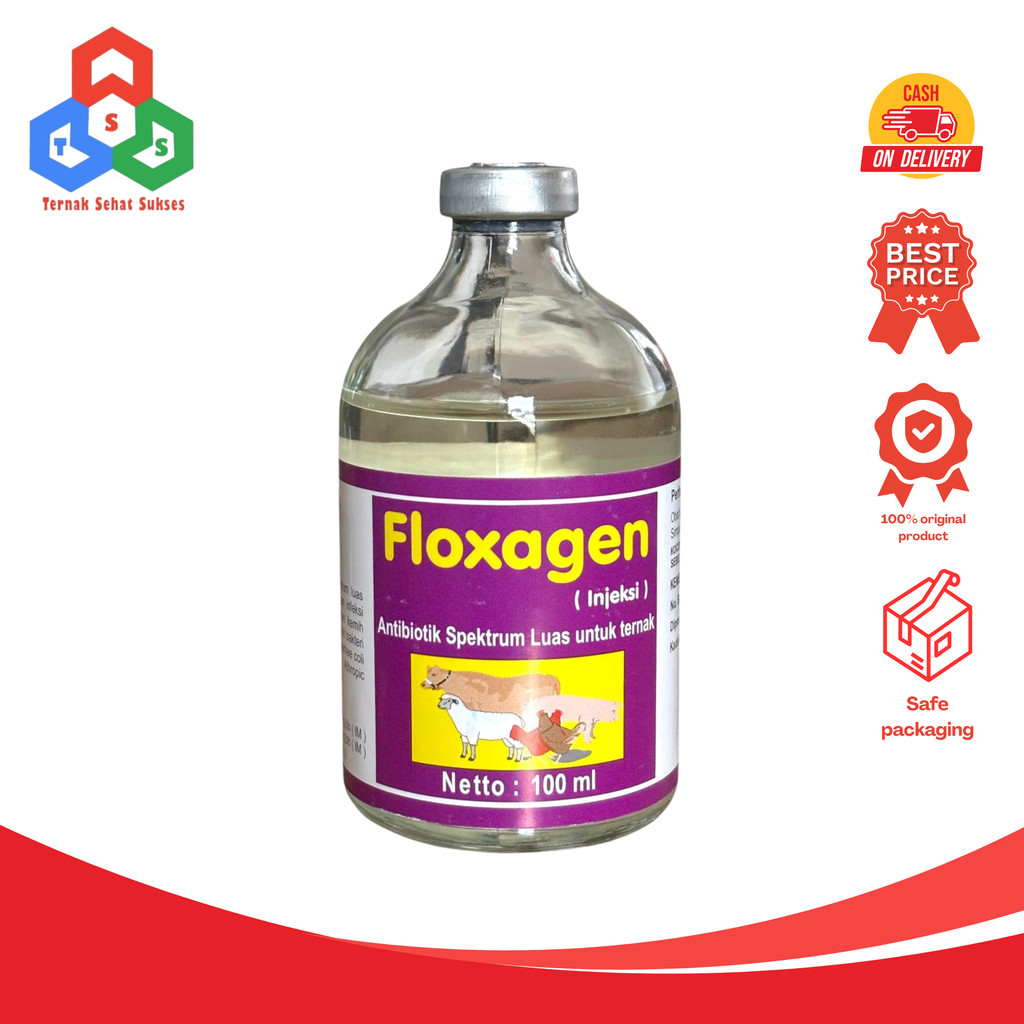 Floxagen 100ml STS2- Antibiotik Pernafasan Untuk Ternak