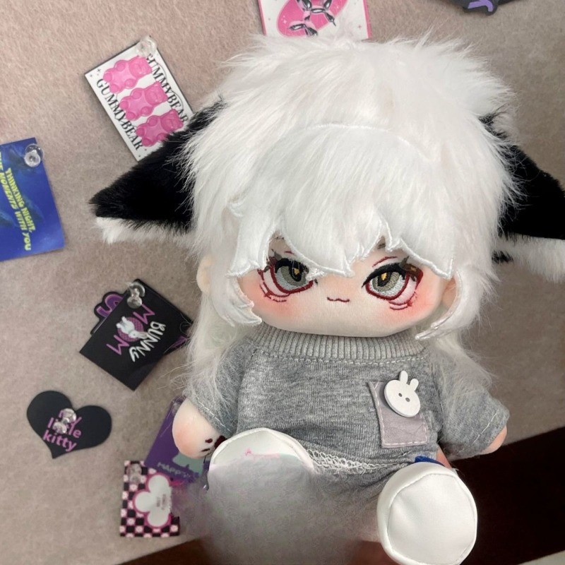 20cm Anime Game Identity V Ithaqua Kawaii Cosplay Cotton Doll Body With Ears Tail Cartoon Y Soft Plu