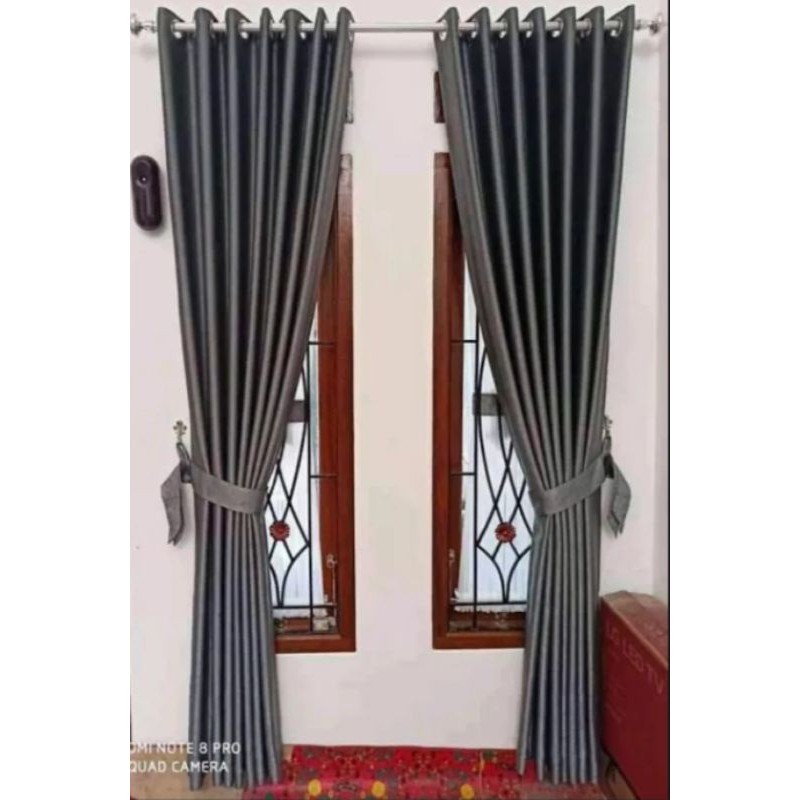Gorden & Poni Gorden Polos BlackOut Infort Gorden Pintu Gorden Jedela Minimalis