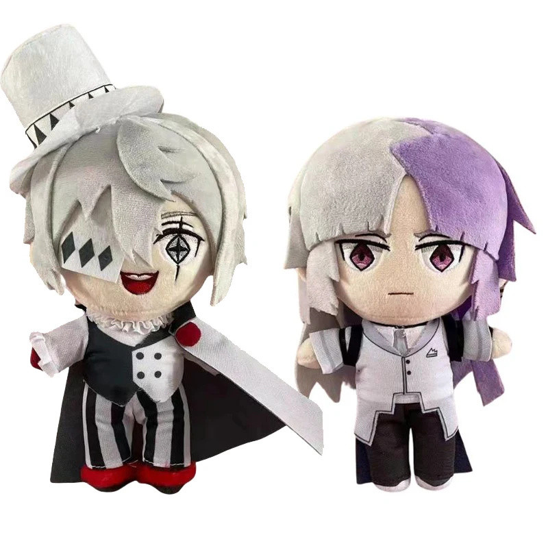 2pcs Bungo Stray Dogs Sigma Plush  Gogol Fyodor Nikolai Anime Plushie Doll  Cartoon Cute Stuffed Dol