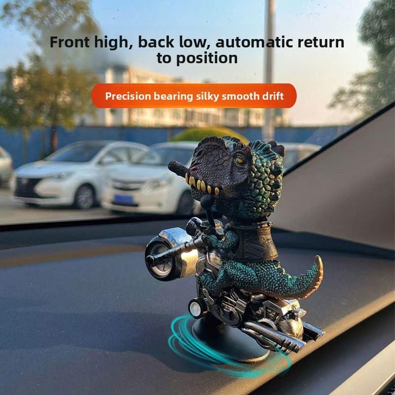 Cool Drift Dinosaur Dashboard Car Accessories Auto Interior Decor for Vehicle Enthusiasts